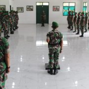 Kodim 0314/lnhil Gelar Upacara Korp Raport Pindah Satuan
