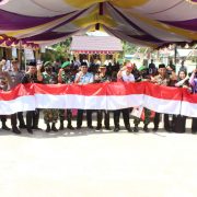 Wabup Inhil  H Syamsuddin Uti dan Dandim 0314/Inhil Resmikan Kampung Pancasila di Desa Pekan Kamis