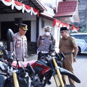 9 Unit Trail Dihibahkan Pemkab Inhil Kepada Polres Inhil