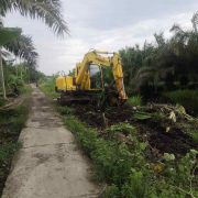 Normalisasi Parit Guna Tingkatkan Ketahanan Pangan, Dandim 0314/Inhil bersama Perwira Pengawas Gelar Briping