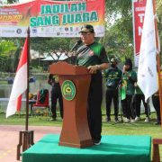 Bupati Inhil Resmi Buka Open Tournament Volleyball Putra Dandim Cup 2022