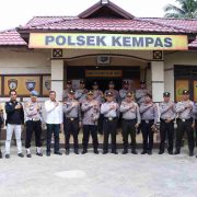 Kunker ke Polsek Kempas, Kapolres Inhil Beri Arahan Semangat dan Motivasi Kerja kepada Para Personel