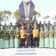 Kodim 0314/Inhil dan Rombongan Ziarah ke TMP Yudha Bhakti dalam Rangka Peringati Hari Juang Kartika TNI AD ke-77