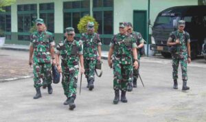 Dandim 0314/Inhil Menerima Kunker Danrem 031/Wira Bima