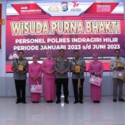 Tiga Personel Polres Inhil Wisuda Purna Bhakti