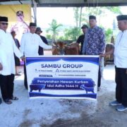 Perayaan Idul Adha, Polres Inhil Sembelih 14 Ekor Hewan Kurban