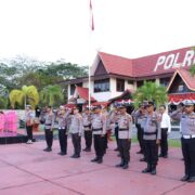 Sebanyak 51 Personel Polres Inhil Naik Pangkat Setingkat Lebih Tinggi