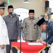 Bupati Inhil Lantik Camat dan Jajaran Pejabat Administrator Lingkungan Kecamatan Kateman