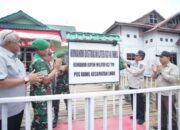Bupati Inhil H.M.Wardan Resmikan Kantor Koramil Enok