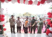 Dandim 0314/Inhil Bersama Bupati HM. Wardan Hadiri Peresmian Pos Ramil di Enok