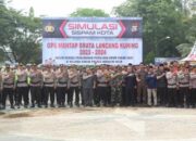 Ikuti Sispamkota, Kodim 0314/Inhil Siap Amankan Pemilu 2024