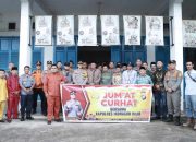 Jumat Curhat, Kades dan Lurah Kemuning Minta Penambahan Rambu Lalu Lintas kepada Polres Inhil