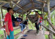 Sosialisasi Pemilu Damai Dilaksanakan Polsek Kateman di Desa Penjuru