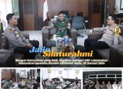Kapolres AKBP Budi Setiawan, S.I.K., M.I.K. Silaturahmi dengan Dandim 0314/Inhil