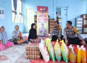 Polres Inhil  Gelar Baksos  Bagikan Sembako Kepada Lansia