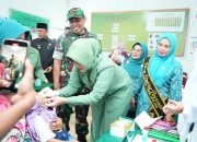 Tekan Angka Stunting di Inhil, Posyandu Amarilis Kodim 0314/Inhil Kembali Gelar Pantauan Bulanan