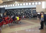 Kapolres Inhil Cek Langsung Kegiatan Rapat Pleno KPU