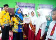 Pj. Bupati Inhil Bersama Bunda Literasi Kab. Inhil Mengukuhkan Duta Baca dan Sahabat Literasi SDN 035 Tembilahan