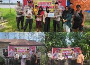 Kapolsek Kempas Rutin Jum’at Barokah Berbagi Sembako.