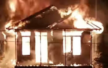 Rumah Tunggal di Lalap Api di Sungai Ara, Barang Berharga Ludes Terbakar