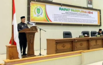Pj. Bupati Herman Sampaikan Hasil Rekomendasi DPRD Inhil Terhadap LKPJ Bupati Tahun Anggaran 2023