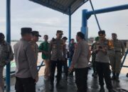 Polres Inhil Lakukan Pengamanan Arus Balik Lebaran Jalur Perairan