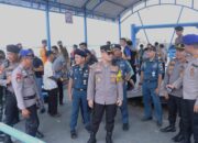 Polres Inhil Pantau Arus Balik Lebaran di Pelabuhan