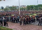 Seleksi Calon Polisi, Ribuan Peserta Padati Mapolda Riau