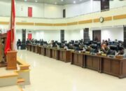 Pj Bupati Herman Hadiri Rapat Paripurna Penyampaian Rekomendasi DPRD Inhil Terhadap LKPJ Bupati 2023