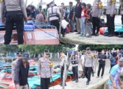 Kapolres Inhil Monitoring Arus Mudik Jalur Perairan
