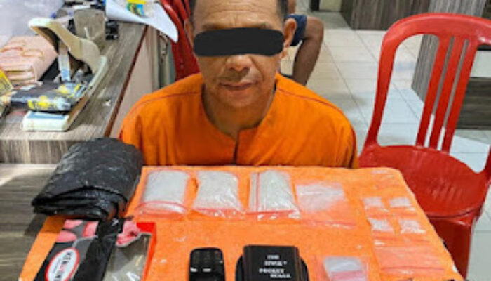 Pria Penjual Sabu di Sungai Salak Dibekuk Sat Res Narkotika Polres Inhil