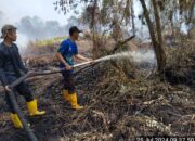 Lagi, Tanpa Pamrih, PT RSUP Padamkan Kebakaran Lahan di Pulau Burung