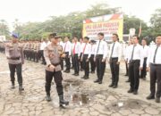 Kapolres Inhil Pimpin Apel Gelar Pasukan Operasi Mantap Praja Lancang Kuning 2024