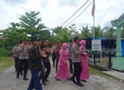 Wujud Sinergitas TNI-POLRI, Kapolsek Reteh bersama Forkopimcam ke Makoramil 07/Reteh