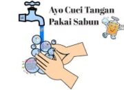 Dinkes Inhil Paparkan 6 Langkah Cuci Tangan Pakai Sabun dan 5 Waktu CTPS