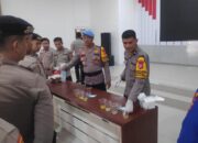 Dukung Asta Cita Presiden, Personel Polres Inhil Cek Urine