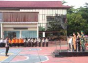Polres Inhil Gelar Apel 3.987 Personil Gabungan Amankan TPS di Kabupaten Inhil