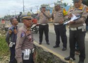 Dit Lantas Polda Riau Survey Jalan Rusak Di Inhil