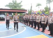 Polres Inhil Gelar Apel Kesiapan Ops Lilin Lancang Kuning Nataru 2025
