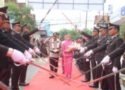 AKBP Budi Terharu Saat Pamit, AKBP Farouk Kapolres Inhil yang Baru