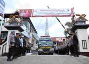Polres Inhil Lepas Almarhum Iptu Fauzan dengan Upacara