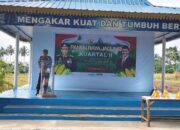 Polres Inhil dan PT RSUP Pulau Burung Panen Raya Jagung