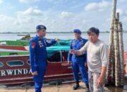 Antisipasi Laka Laut, Polairud Polres Inhil Awasi Aktivitas Pelabuhan Pelindo Tembilahan