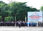 Polres Indragiri Hilir Gelar Upacara  Hari Bhayangkara ke-79