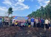 Polres Indragiri Hilir dan Polsek Jajaran Laksanakan Penanaman Jagung Serentak Dukung Program Asta Cita Presiden