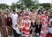Upacara Gelar Senja, Bupati Herman Ajak Pramuka Jadi Generasi Tangguh