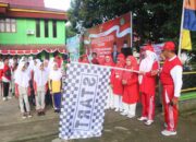 Wabup Inhil Yuliantini Lepas Ribuan Peserta Jalan Sehat HUT RI ke-80