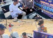 Klinik Terapung Satpolairud Polres Inhil, Warga Pesisir Berebut Layanan Gratis