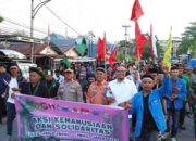 Aksi Solidaritas di Inhil, Bupati hingga Kapolres Turun ke Jalan