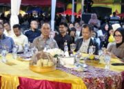 Ribuan Warga Padati Lapangan Gajah Mada, Bupati H. Herman Hadiri Malam Puncak HUT TNI ke-80
